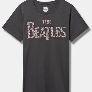 Beatles Embroidered Tee Shirts Torrid size 0